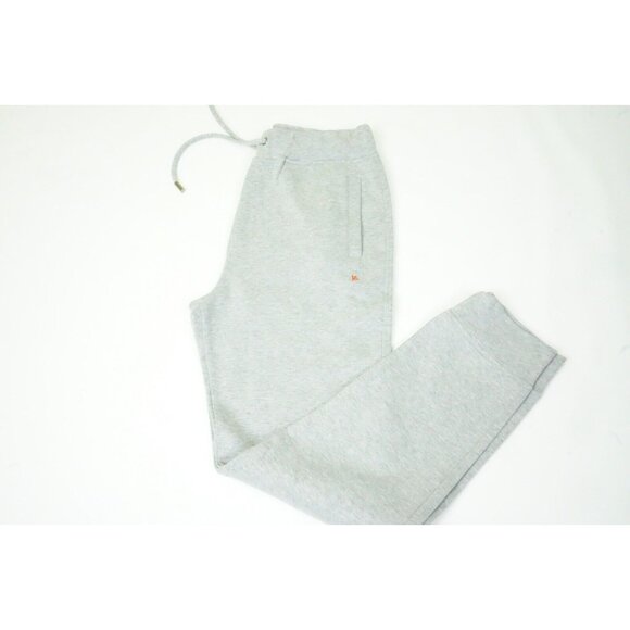 Isaia Napoli Cotton Blend Gray Jogger Sweat Elastic Band Pants Sz M Brand New